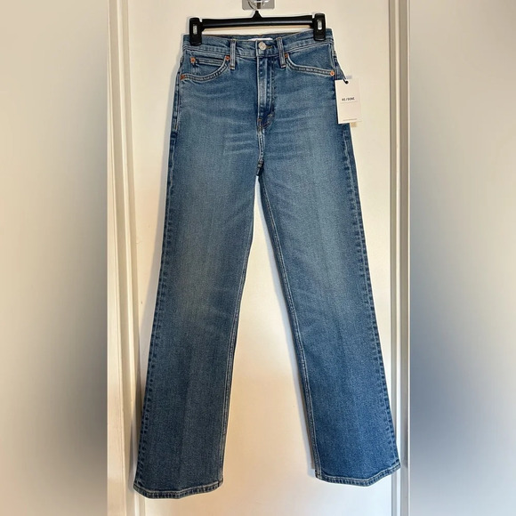 NWT RE/DONE 70s Crop High-Rise Bootcut Jeans 25 - Picture 6 of 13